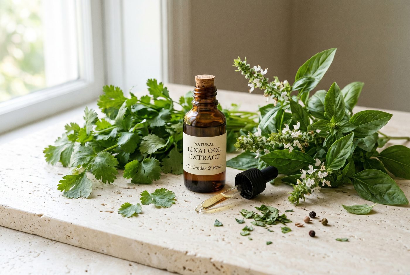 The source plant for naturally derived linalool